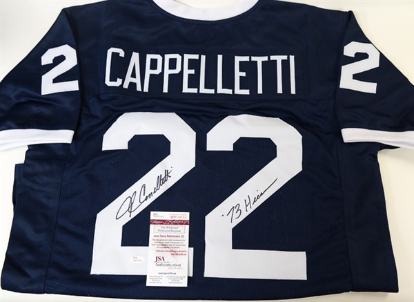 John Cappelletti Signed Penn State Style Jersey (JSA)