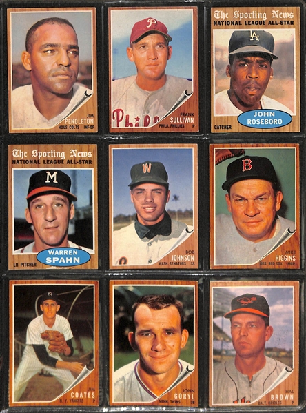 Lot of 207 Topps Cards from 1960-1963 w. 1960 Bill Mazeroski