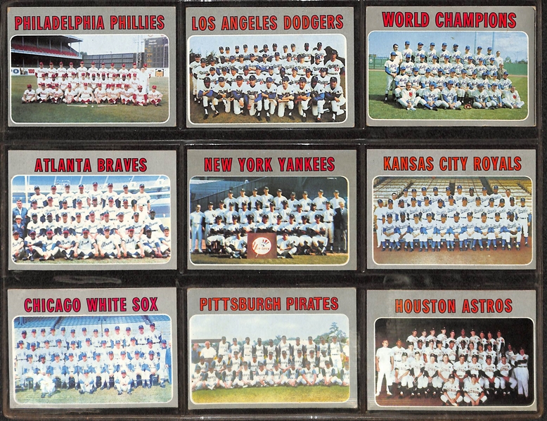 Lot of 600 Topps Cards from 1970 w. Ted Williams