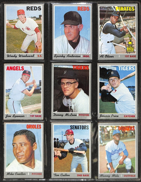 Lot of 600 Topps Cards from 1970 w. Ted Williams