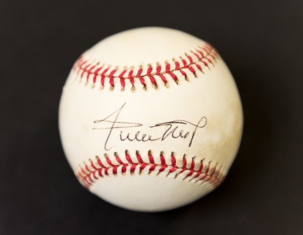 Willie Mays Autographed Official National League Baseball (SGC COA)