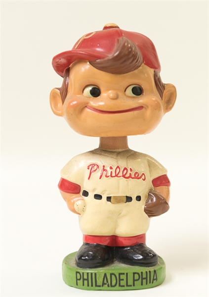 Vintage 1960s Philadelphia Phillies Player Bobble Head