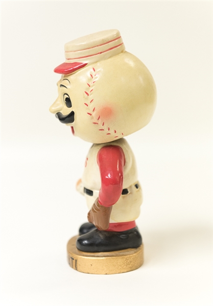 Vintage 1960s Cincinnati Reds Mascot Bobble Head