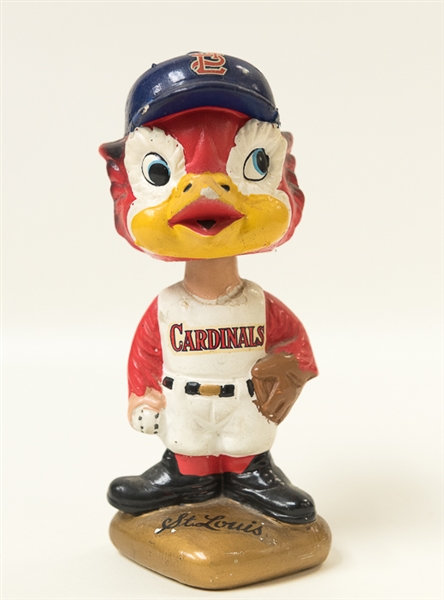 Vintage 1960s St. Louis Cardinals Mascot Bobble Head