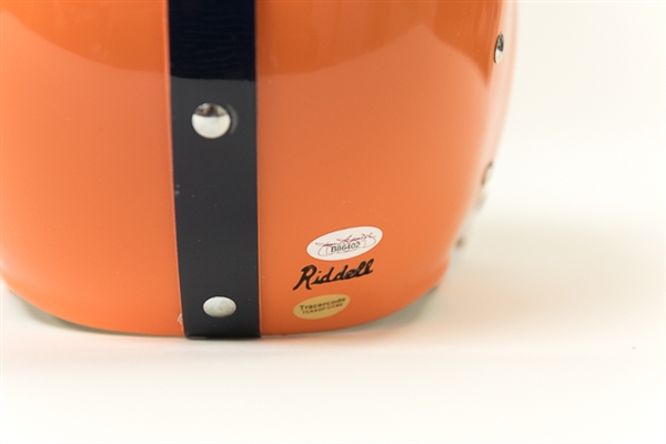 Jim Brown Large Signature on a Full Size Syracuse Football Helmet (JSA)