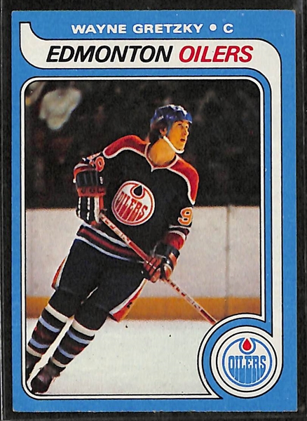 1979-80 Topps Hockey Partial Set w. Gretzky Rookie Card, & 3 Additional Topps Hockey Partial Sets from 1974-1979