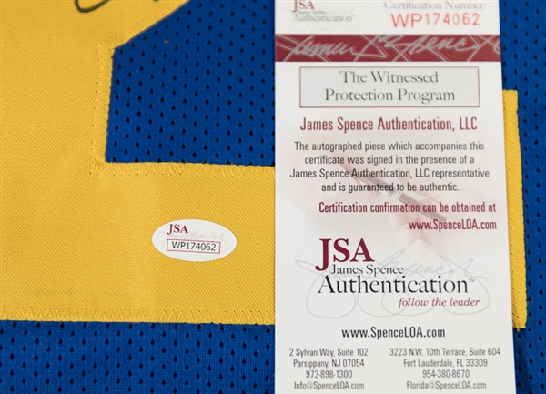 John Cappelletti Signed LA Rams Style Jersey (JSA)