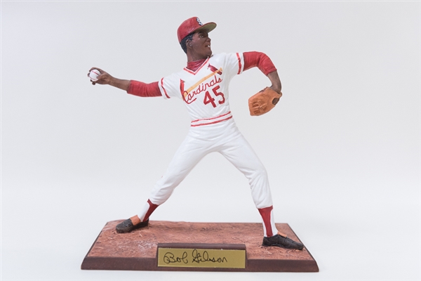 1990 Pro Sport Creations Bob Gibson Signed Figurine - Limited Edition