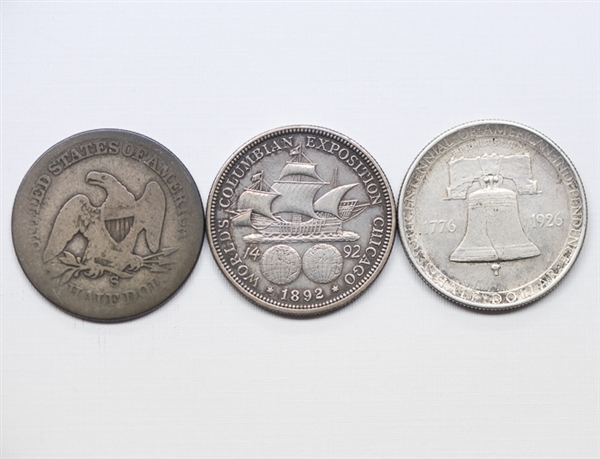 US Half Dollar Lot - 1860-S, 1892, 1926