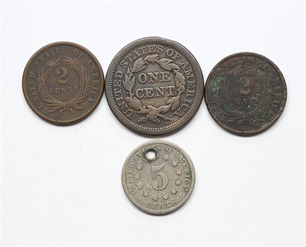 Misc. Grouping of 19th Century Coins
