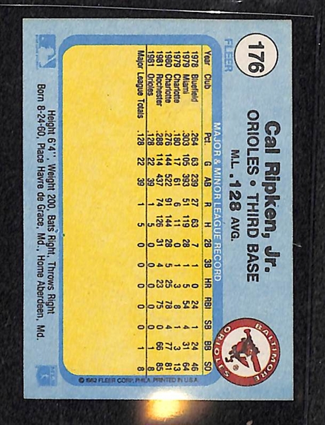1981 Topps & 1982 Fleer Baseball Complete Sets