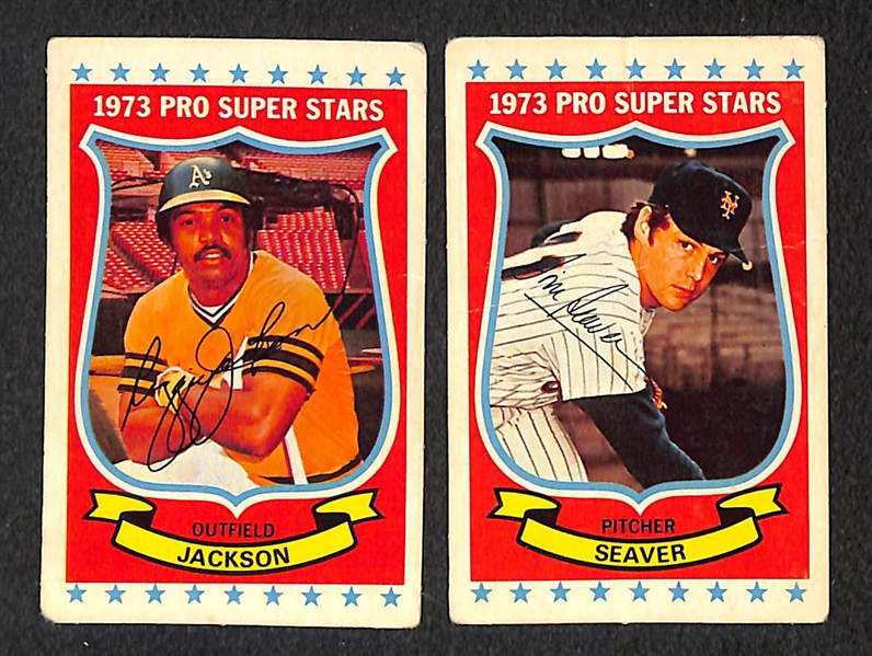 1973 Kellogg's Baseball Partial Set (41 of 54 Cards) w. Jackson, Fisk, Stargell, Seaver, +