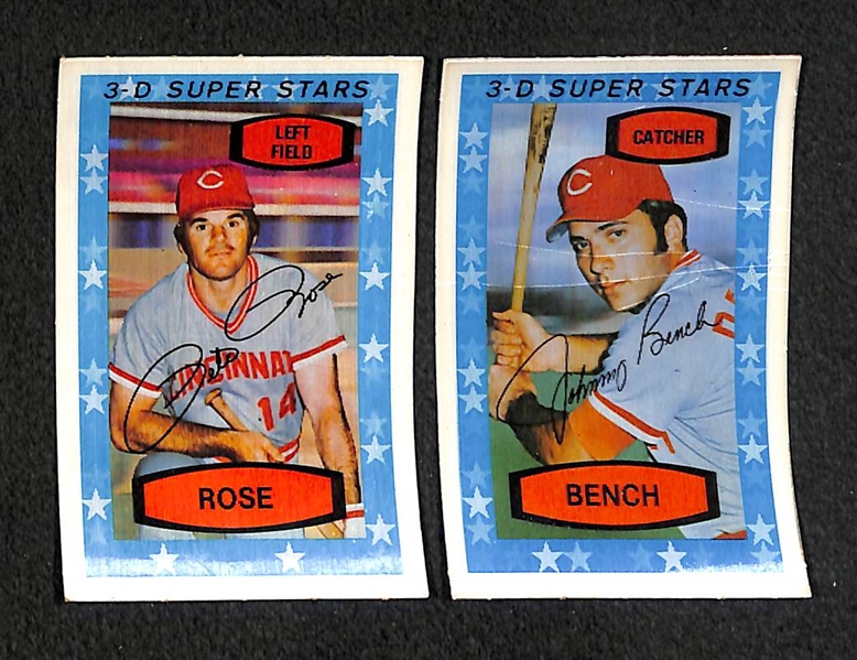 1975 Kellogg's Baseball Complete Set (All 57 Cards inc. Schmidt, Rose, Jackson, Bench)