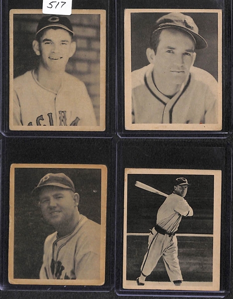 Lot of 1939-1941 Play Ball Baseball Cards w. 1940 Arky Vaughan