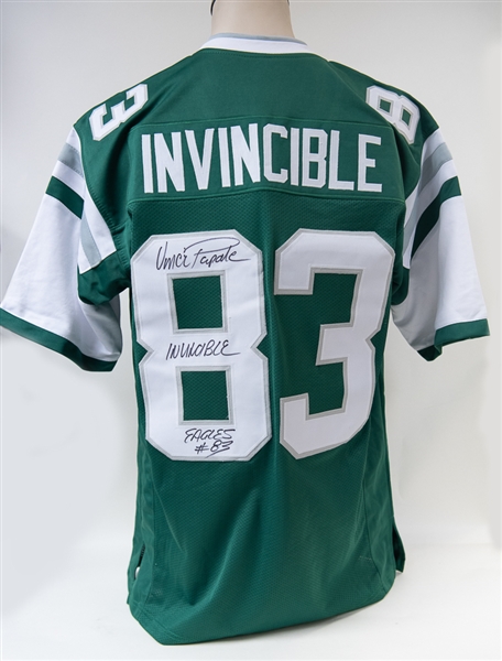 Vince Papale Signed Invincible Jersey