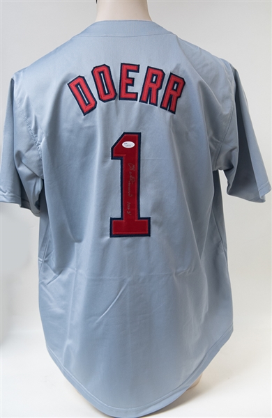 Bobby Doerr (HOFer) Signed Red Sox Jersey - JSA