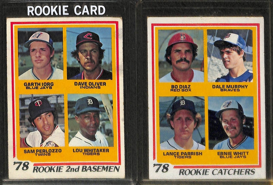 Lot of (13) 1970s Baseball Rookie Cards inc. Munson, Gossage, and (2) Winfield