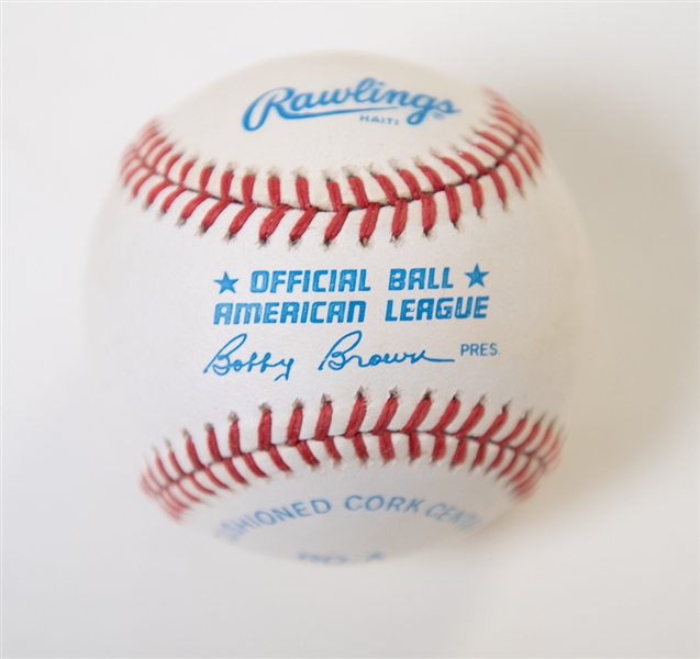 Mickey Mantle Signed American League Baseball - JSA LOA