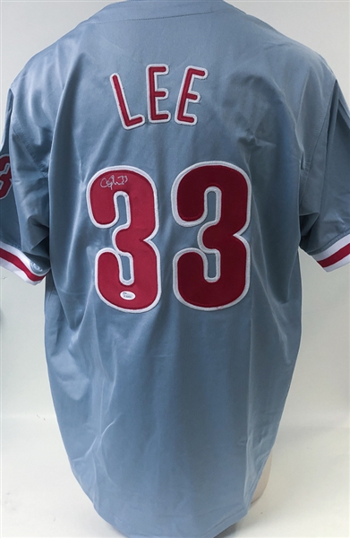 Cliff Lee Signed Philadelphia Phillies Jersey - JSA