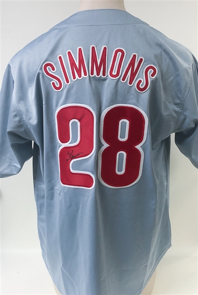Curt Simmons Signed Philadelphia Phillies Jersey
