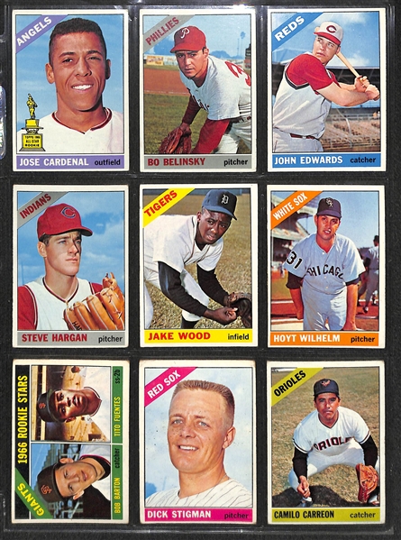 1966 Topps Low Number Baseball Set [Card #1-522] - Mantle, Mays, Aaron, More!