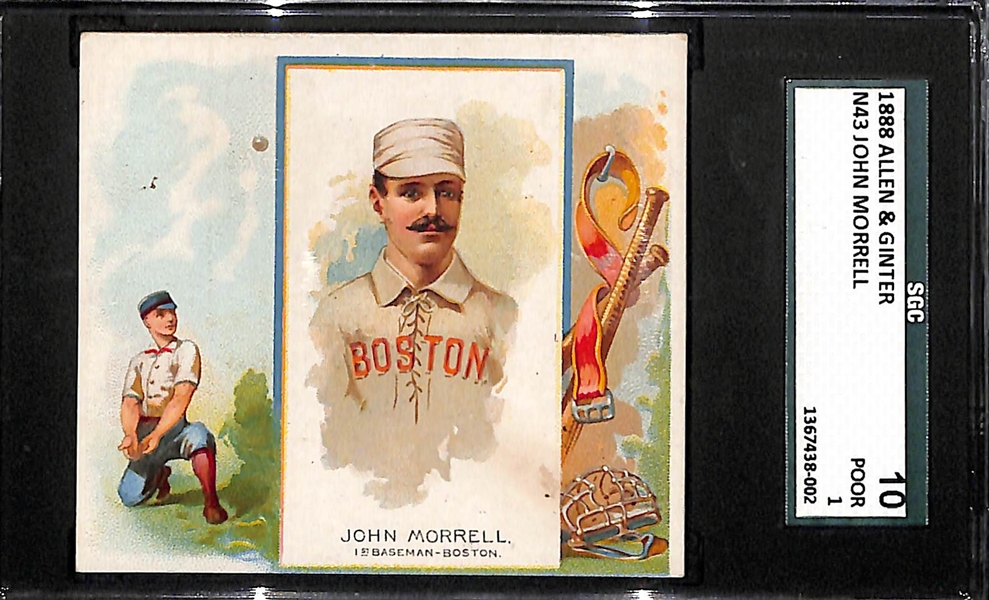 1888 Allen & Ginter N43 John Morrell Card SGC 1