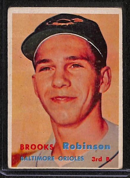 1957 Topps Brooks Robinson Rookie Card & Sandy Koufax Card