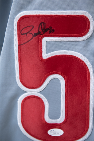 Bobby Abreu Signed Phillies Jersey - JSA COA