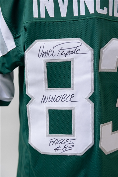 Vince Papale Signed Invincible Jersey
