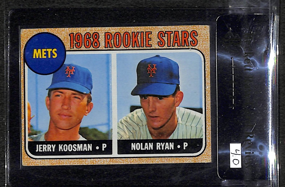 1968 Topps Nolan Ryan Rookie Card - BVG 4.0