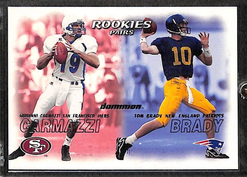 Lot Of 3 Tom Brady Rookie Cards w. 2000 Score