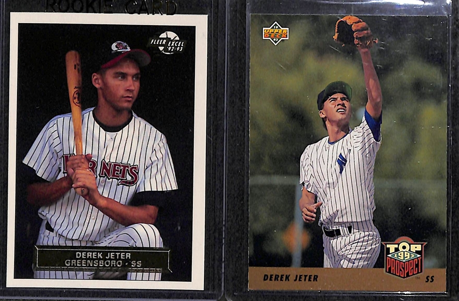 Lot Of 48 Derek Jeter Rookie Cards