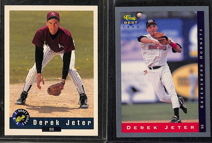 Lot Of 48 Derek Jeter Rookie Cards