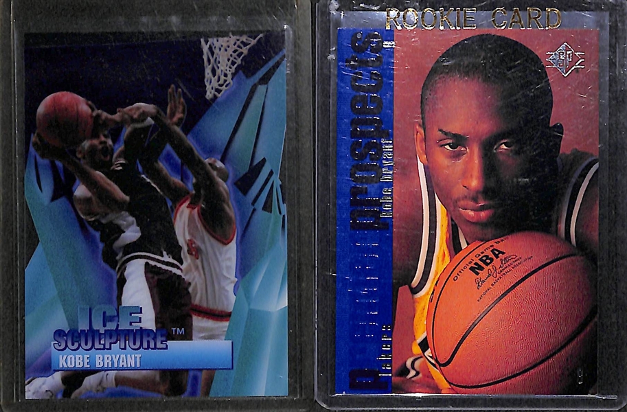 Lot Of 225 Kobe Bryant Assorted Cards w. Rookies