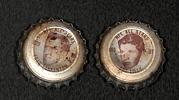 Lot of 55 - 1965 Coke Caps w. Don Meredith