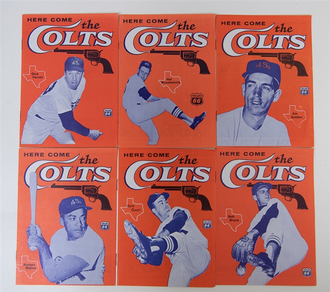 Lot of 13 - 1961 Union Pamphlets - Dodgers & Colts