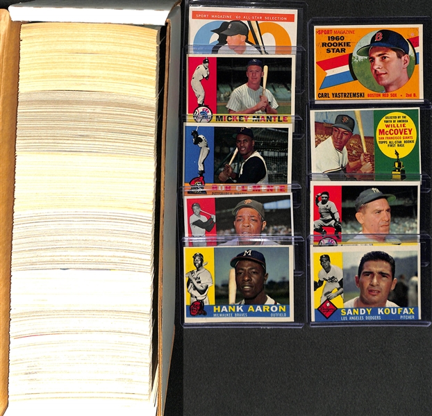 1960 Topps Baseball Complete Set - Cards Appear Fresh From the Pack