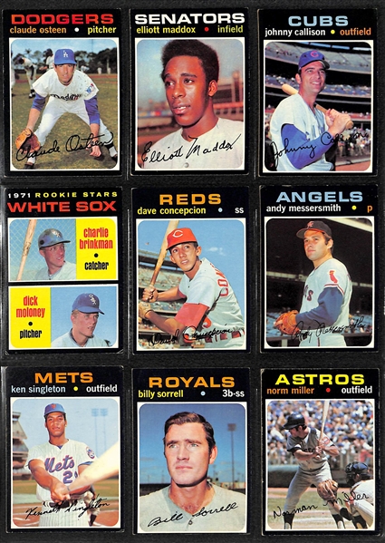 1971 Topps Baseball Complete Card Set