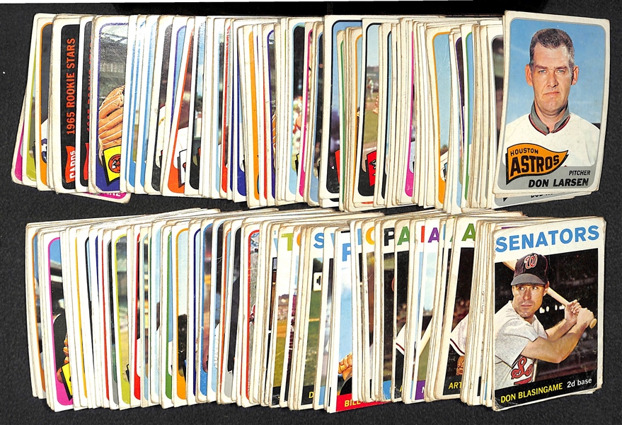 Lot of 200+ Assorted 1964-1965 Topps Baseball Cards