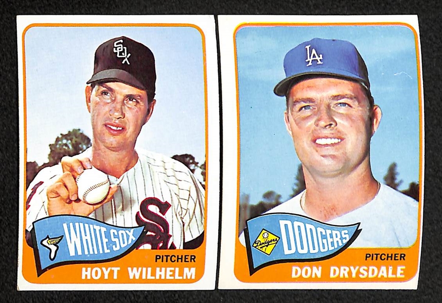 Lot of Approximately (400) 1965 Topps Baseball Cards w/ Don Drysdale
