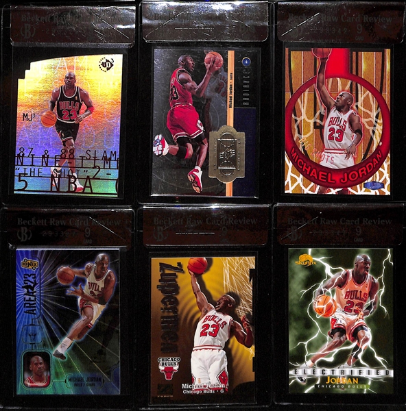 Huge Lot of (50) Michael Jordan Cards (Including Inserts and 10 graded cards)