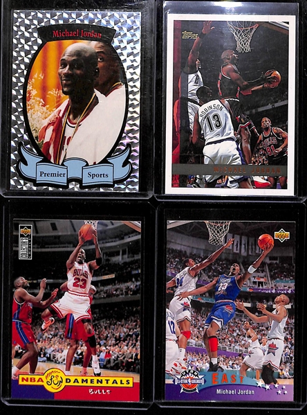 Huge Lot of (50) Michael Jordan Cards (Including Inserts and 10 graded cards)