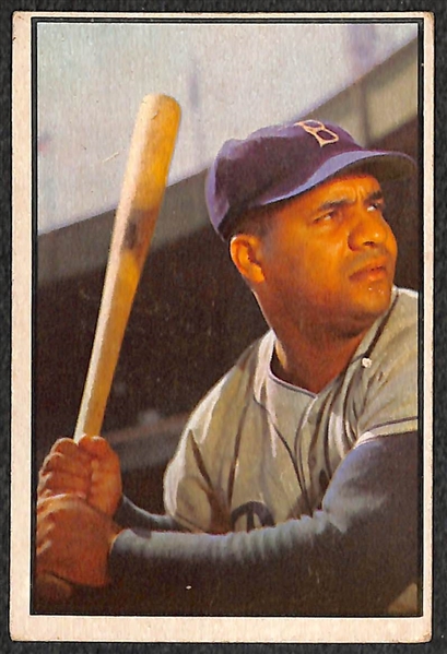 Lot of 2 - 1953 Bowman Baseball Cards - Roy Campanella & Gil Hodges