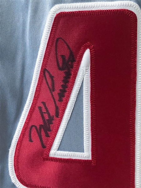 Mike Lieberthal Signed Phillies Jersey