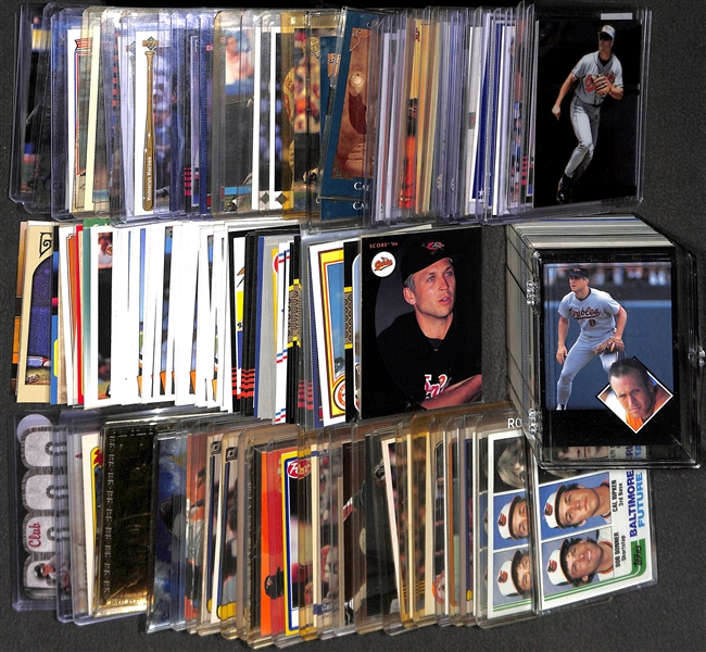 Lot of Over (200) Cal Ripken Cards From 1982 to Present - Includes (5) Rookies