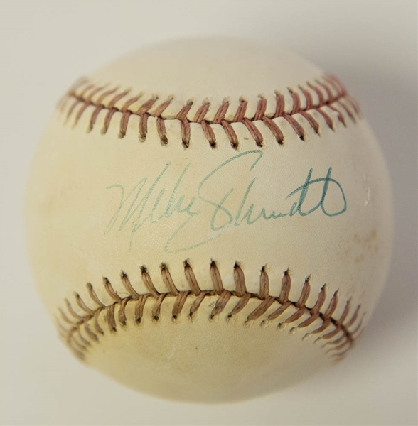 Mike Schmidt Signed National League Baseball - JSA