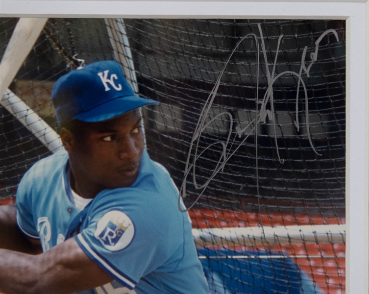 Bo Jackson Autographed Framed Display - JSA