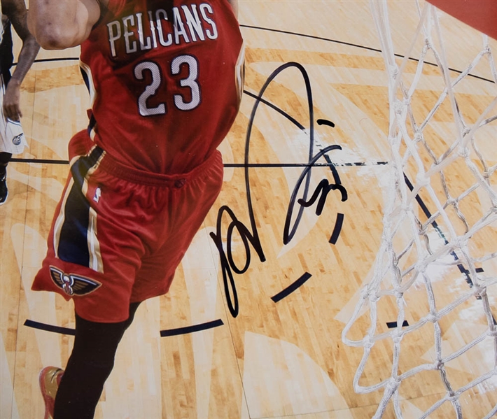 Anthony Davis Autographed Framed Display - JSA
