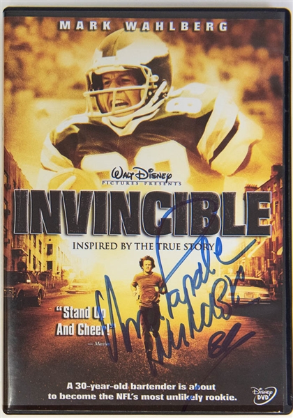Vince Papale Autograph Lot - Invincible DVD, (2)  8 x 10 Photos