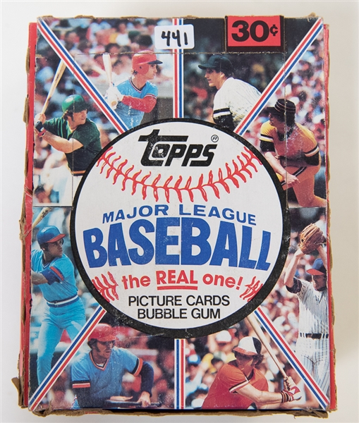 1981 Topps Baseball Unopened Wax Box - 36 Packs - BBCE